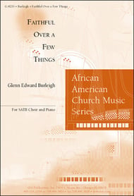 Faithful Over a Few Things SATB choral sheet music cover